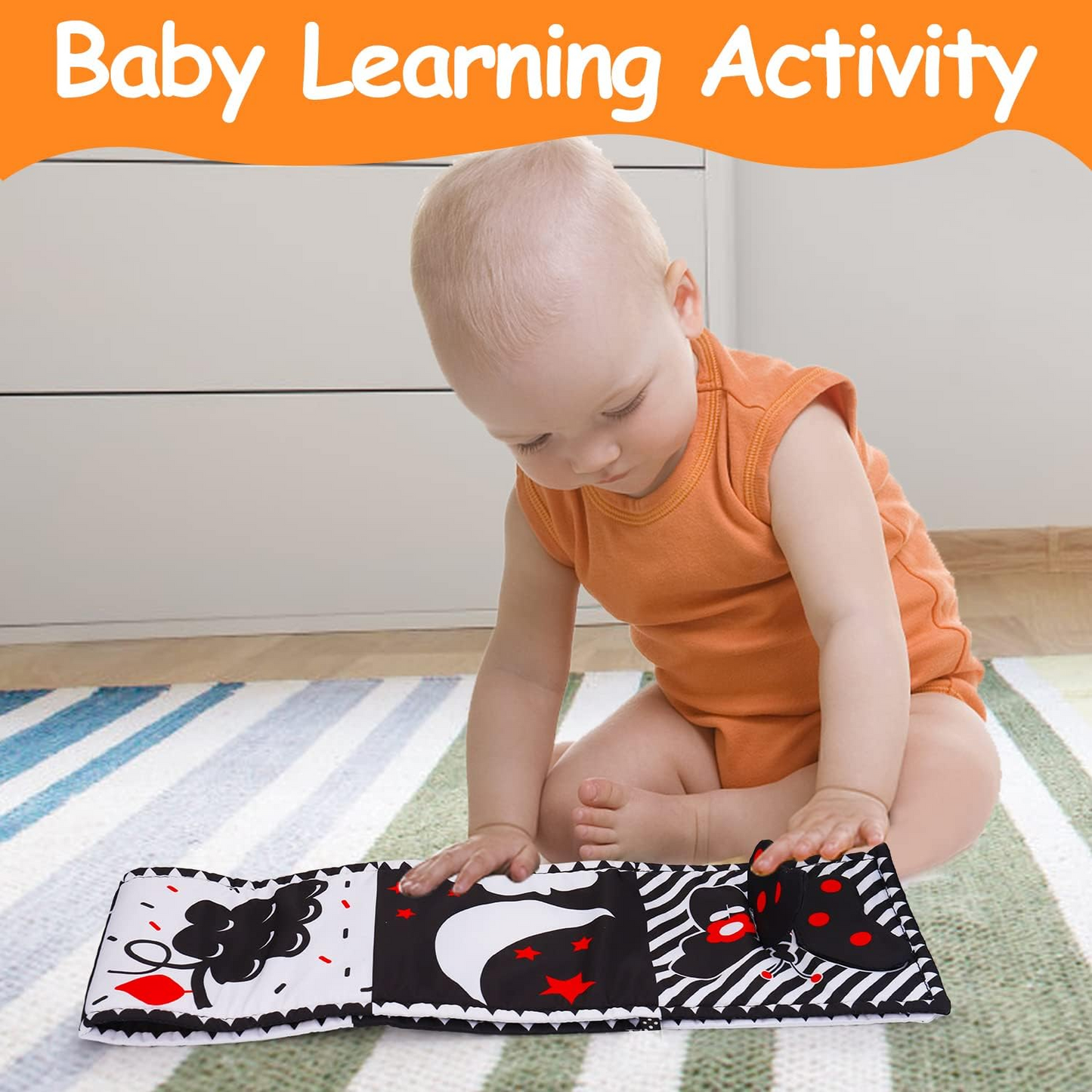 Attractive High Contrast Baby Book