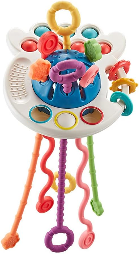 Silicone Pull String Toy