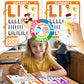Preschool Learning Activities Educational Workbook, 62 Reusable Pages Pre Kindergarten Workbooks, Number Letter Tracing Books for Kids, Autism Learning Materials, ABC Busy Book for Kids Ages 3-7