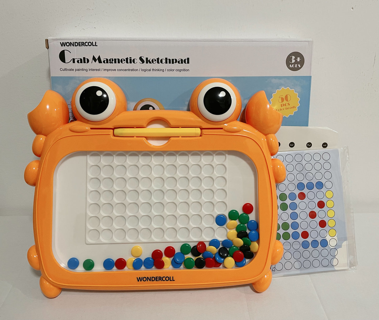 WONDERCOLL Montessori Magnetic Dots Board Games Toys for Kids Gifts