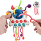 Silicone Pull String Toy