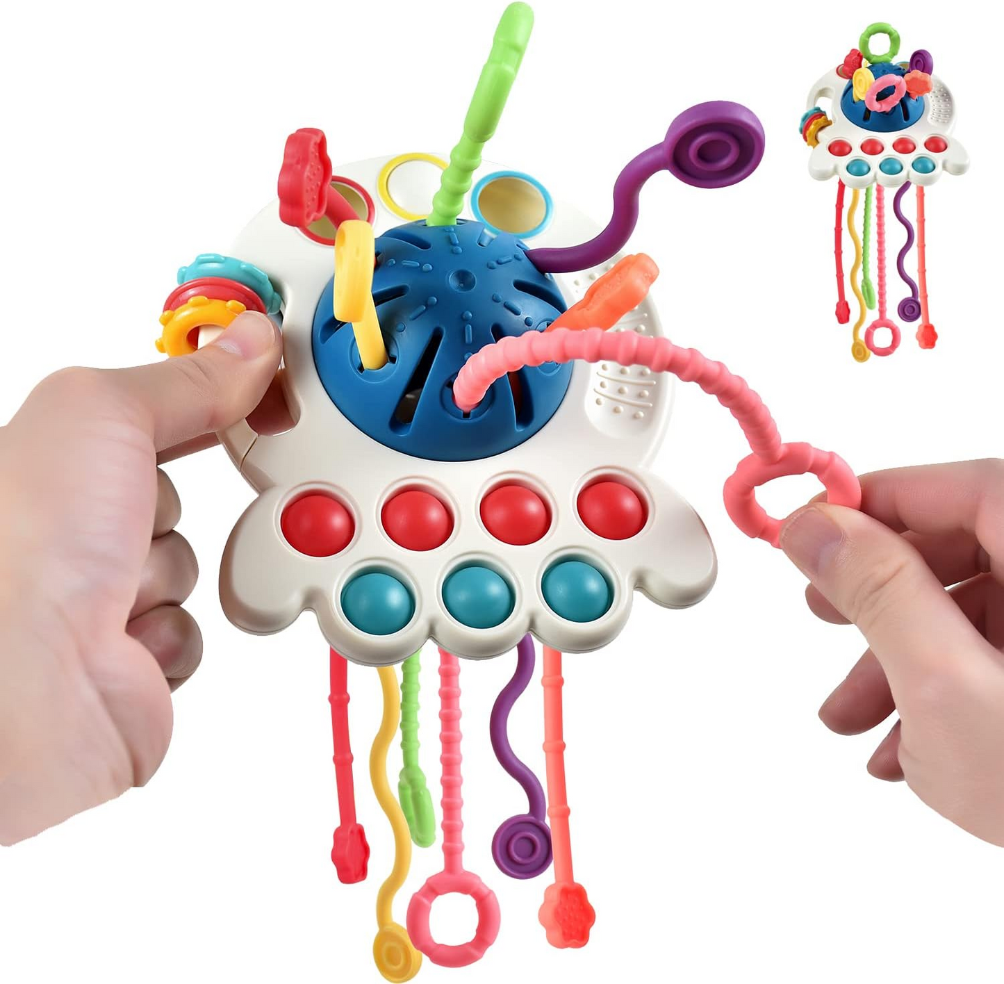 Silicone Pull String Toy