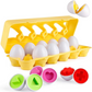 Matching Eggs Montessori Sensory Toy