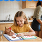 Preschool Learning Activities Educational Workbook, 62 Reusable Pages Pre Kindergarten Workbooks, Number Letter Tracing Books for Kids, Autism Learning Materials, ABC Busy Book for Kids Ages 3-7