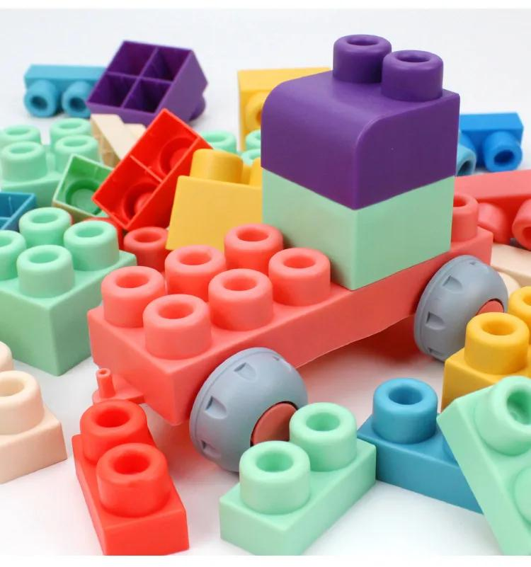 Baby 3D Large Size Silicone Building Blocks