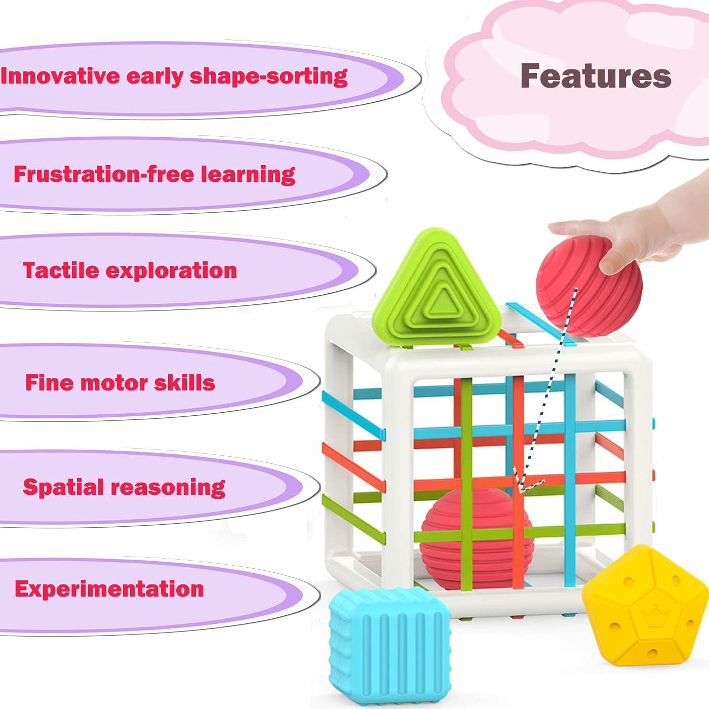 Sorter Toy Colorful Cube