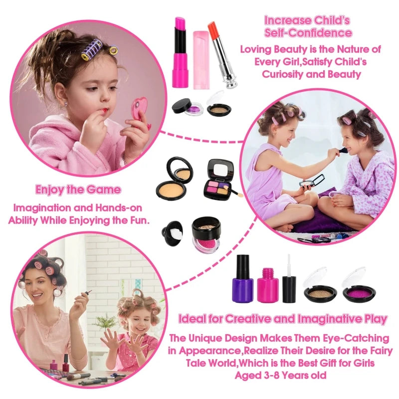 Kids Pretend Play Makeup Set