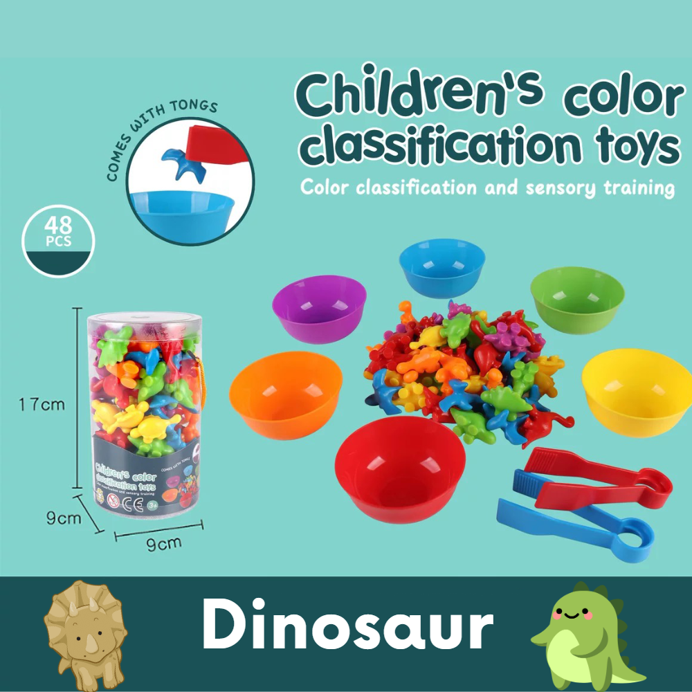 Rainbow Color Sorting Toy - Refining Fine Motor Skills – MORECOLL