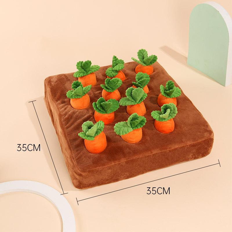 Toys Plush Carrot Snuffle Mat