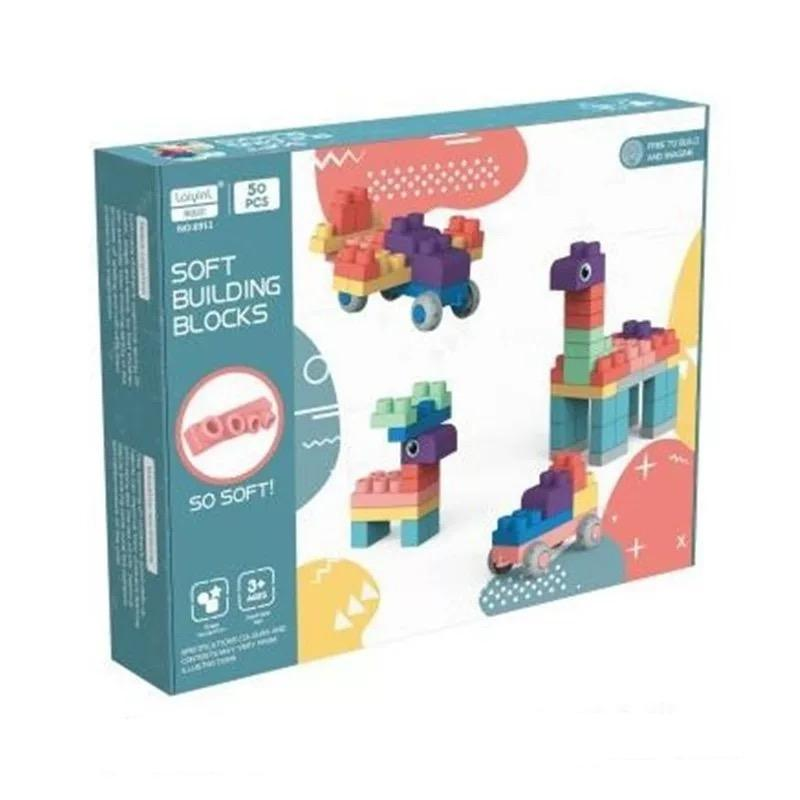 Baby 3D Large Size Silicone Building Blocks